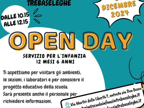 Open day alla Scuola dell'infanzia di Trebaseleghe